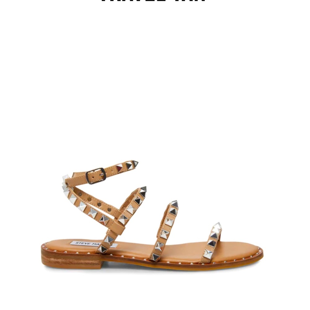 Steve Madden travel rock stud flat sandals